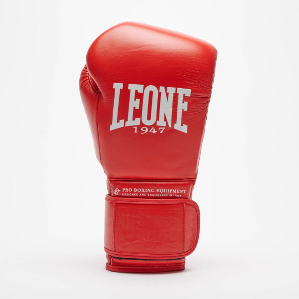 Боксерські рукавиці Leone GN111 THE GREATEST Red 10 унцій (бинти 4 м. в комплекті)