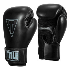 Боксерські рукавиці TITLE Boxing Vegan Gloves Black 14 oz