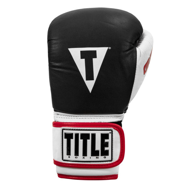 Боксерські рукавиці TITLE Boxing Gel World Black L 14oz