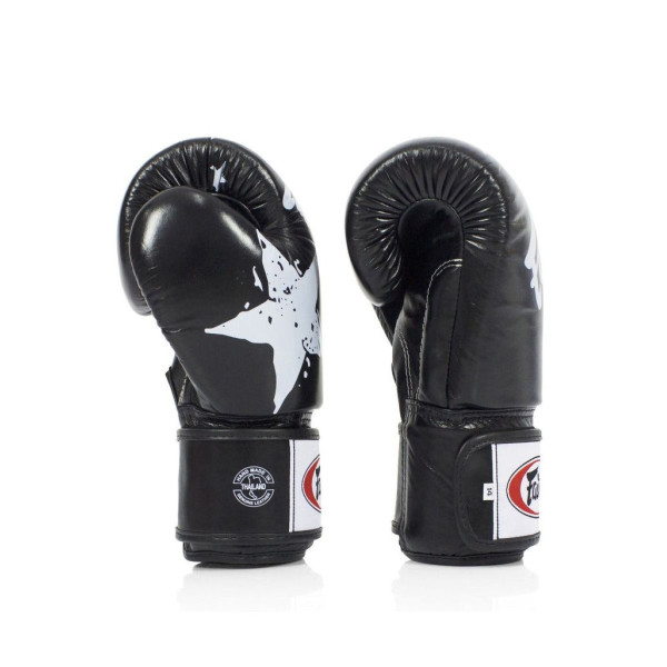 Боксерські рукавиці Fairtex BGV1 Nation Print Black 10 унцій