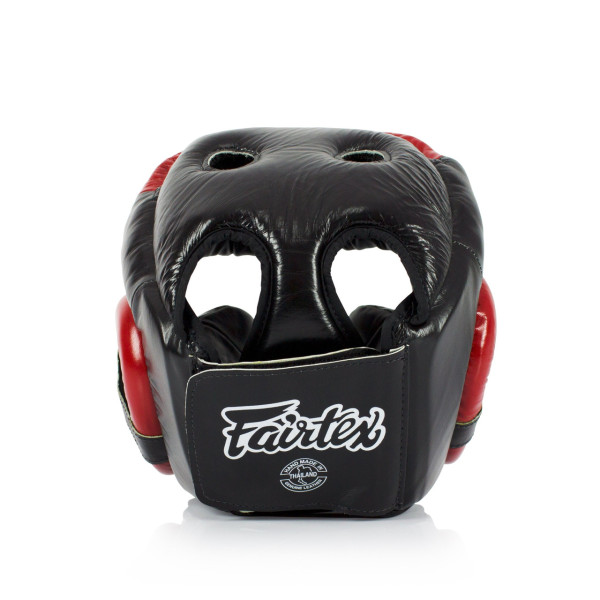 Боксерський шолом Fairtex HG13 Black/Red XL