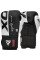 Боксерські рукавиці RDX F4 Boxing Sparring Gloves Hook&Loop WHITE/BLACK 14 унцій (капа у комплекті)