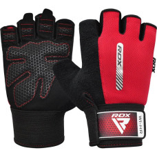 Рукавички для фітнесу RDX W1 HALF RED-L