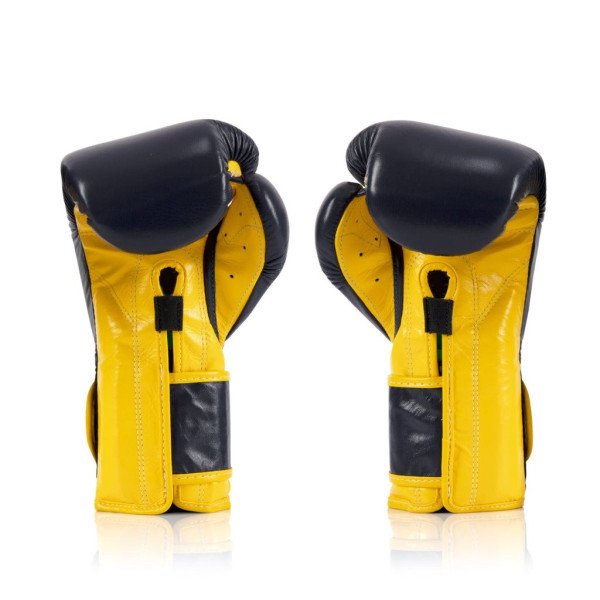 Боксерські рукавиці Fairtex BGV9 Mexican Blue/Yellow 18 унцій