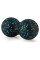 Масажний набір PowerPlay PP_4015 EPP Foam Roller Set 4in1 (2-ва роли + 2-ва м'ячі) Чорно-бірюзовий