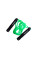 Скакалка PowerPlay 4205 Classic Plus Jump Rope Зелена (2,7m.)