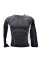 Термокофта з комірцем (лонгслів) X TECH Maglia Race 3 Munica Lunga lupetto Nero XXL/XXXL Чорна