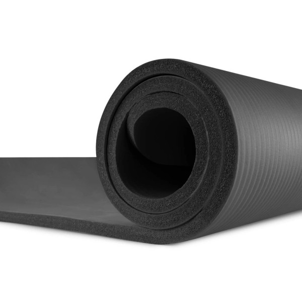 Килимок для йоги та фітнесу Power System PS-4017 NBR Fitness Yoga Mat Plus Black (180х61х1)