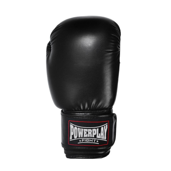 Боксерські рукавиці PowerPlay 3004 Classic Чорні 18 унцій