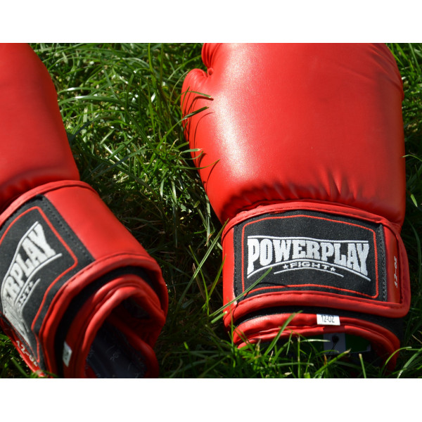 Боксерські рукавиці PowerPlay 3004 Classic Червоні 8 унцій