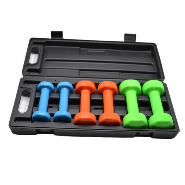 Набір гантелей в кейсі 6 кг. PowerPlay 4103 Fitness Dumbells (2шт.*0,5кг. 2шт.*1кг. 2шт.*1,5кг.)