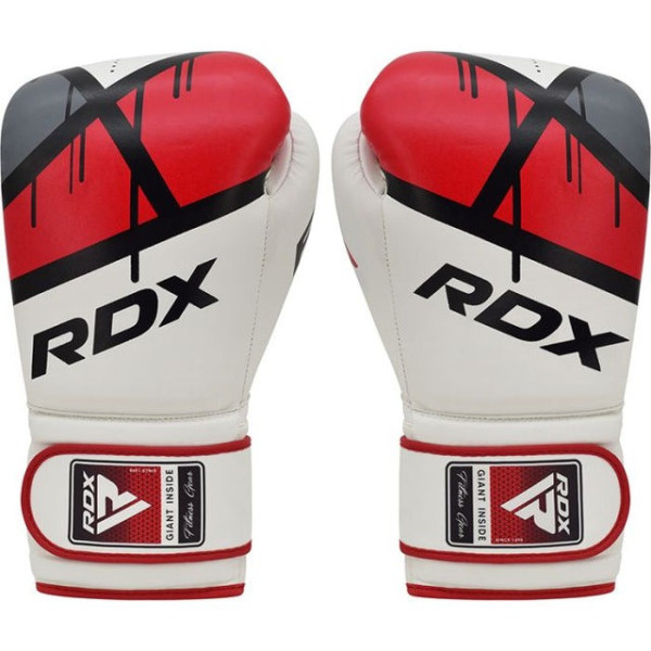 Боксерські рукавиці RDX F7 Ego Red 10 унцій (капа в комплекті)