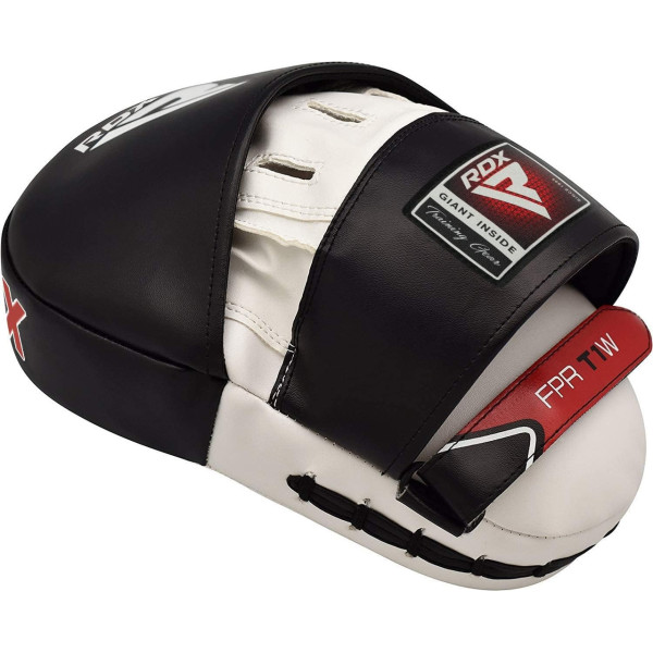 Лапи боксерські RDX T1 Curved White/Black