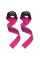 Лямки для тяги RDX S4 Gym Cotton Gel Straps Pink Plus