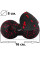 Масажний м'яч подвійний PowerPlay PP-4352 Epp foam peanut ball (d8*16cm.) Чорно/Червоний