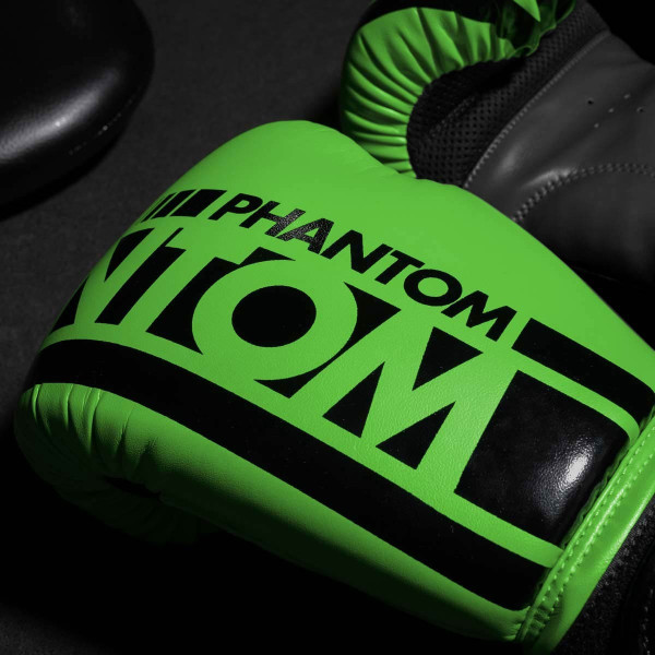 Боксерські рукавиці Phantom APEX Neon Green 12 унцій
