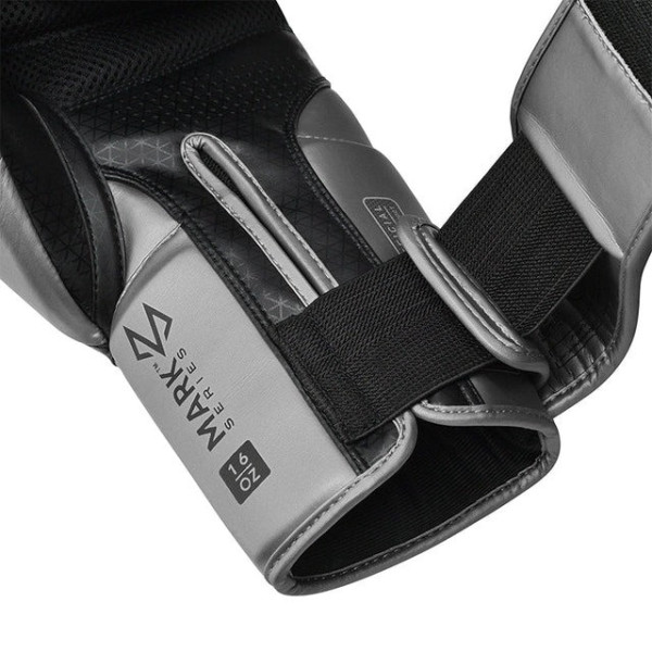 Боксерські рукавиці RDX MARK PRO SPARRING TRI LIRA 2 SILVER-14 унцій (капа в комплекті)