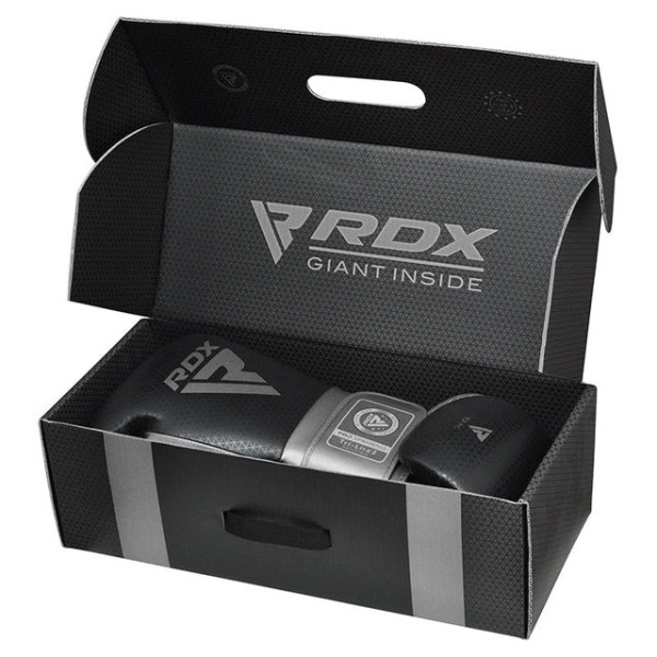 Боксерські рукавиці RDX MARK PRO SPARRING TRI LIRA 2 SILVER-14 унцій (капа в комплекті)