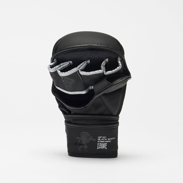 Рукавиці греплінгові для ММА Leone BLACK Edition S (капа в комплекті)