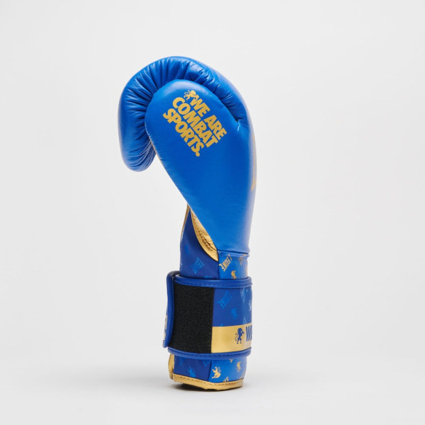 Боксерські рукавиці Leone GN220 DNA Blue 14 унцій (бинти 4 м. в комплекті)
