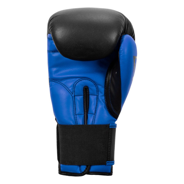 Боксерські рукавиці TITLE Boxing Dynamic Strike Black/Blue 12 oz
