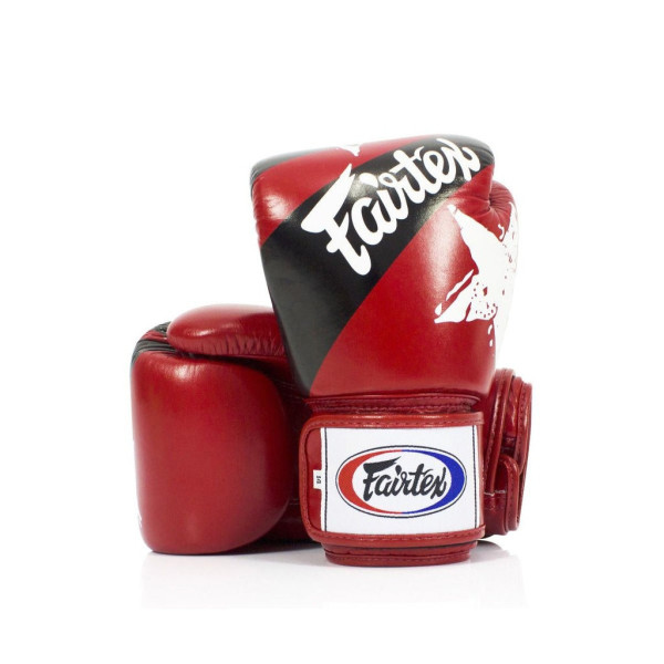 Боксерські рукавиці Fairtex BGV1 Nation Print Red 10 унцій