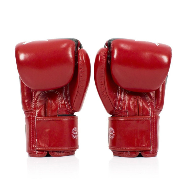 Боксерські рукавиці Fairtex BGV1 Nation Print Red 10 унцій