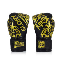 Боксерські рукавиці Fairtex BGVG2 Velcro Black 12 унцій