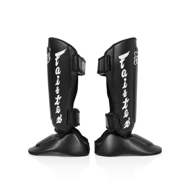 Захист гомілки та стопи Fairtex SP7 Shin Pads Black XL
