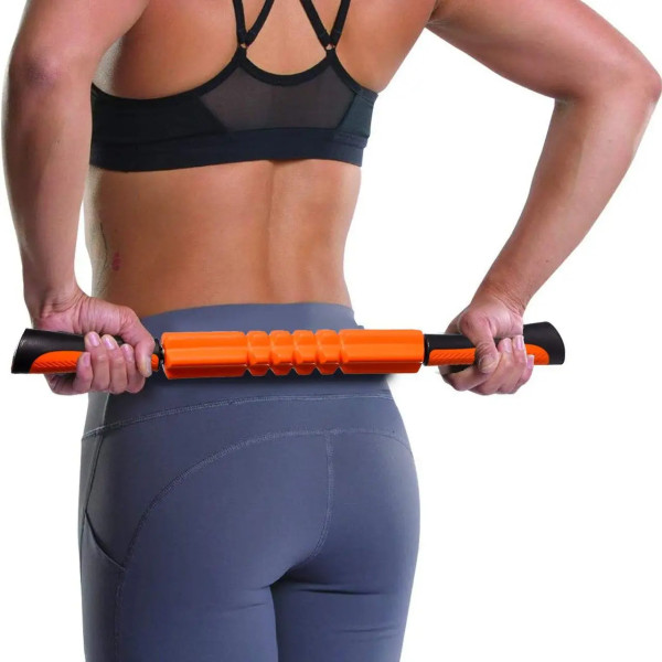 Масажний набір PowerPlay PP_4015 EPP Foam Roller Set 4in1 (2-ва роли + 2-ва м'ячі) Чорно-Фіолетовий