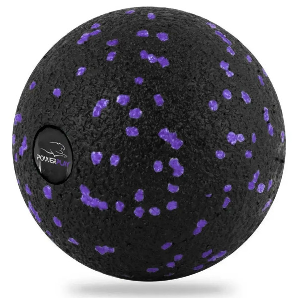Масажний набір PowerPlay PP_4015 EPP Foam Roller Set 4in1 (2-ва роли + 2-ва м'ячі) Чорно-Фіолетовий