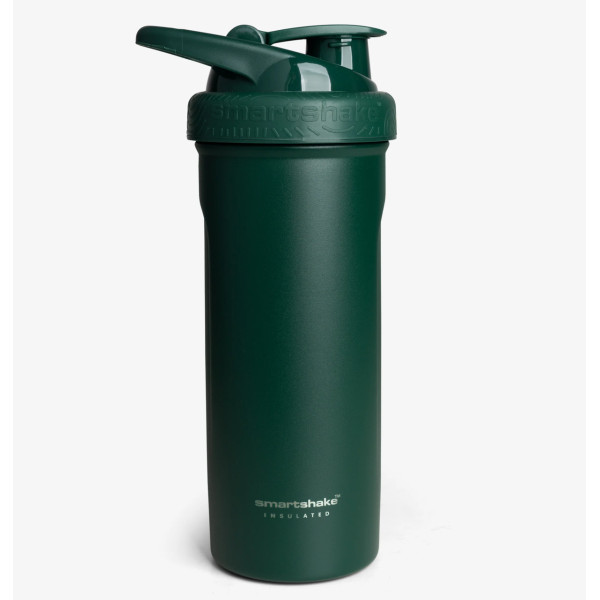 Шейкер спортивний SmartShake металевий Insulated Steel 750ml Racing green