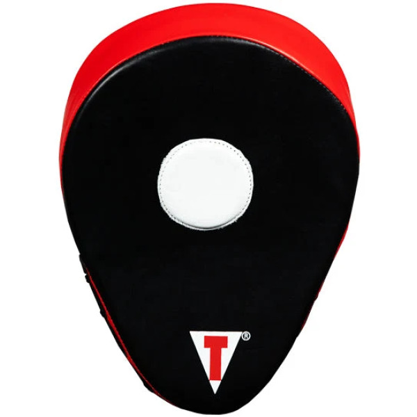 Лапи боксерські TITLE Boxing Incredi-Ball Leather Punch Mitts 2.0 Black/Red