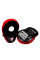 Лапи боксерські TITLE Boxing Incredi-Ball Leather Punch Mitts 2.0 Black/Red