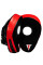 Лапи боксерські TITLE Boxing Incredi-Ball Leather Punch Mitts 2.0 Black/Red