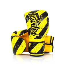 Боксерські рукавиці Fairtex BGV14Y Yellow/Black 10 унцій