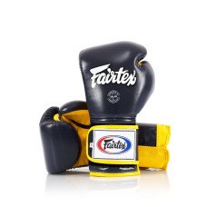 Боксерські рукавиці Fairtex BGV9 Mexican Blue/Yellow 14 унцій
