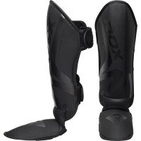 Захист гомілки та стопи RDX SHIN INSTEP T15 MATTE BLACK PLUS-M