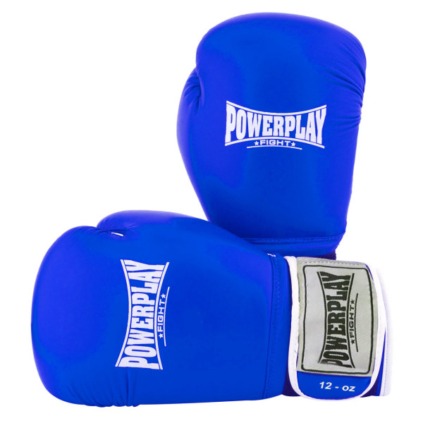 Боксерські рукавиці PowerPlay 3019 Challenger Сині 12 унцій