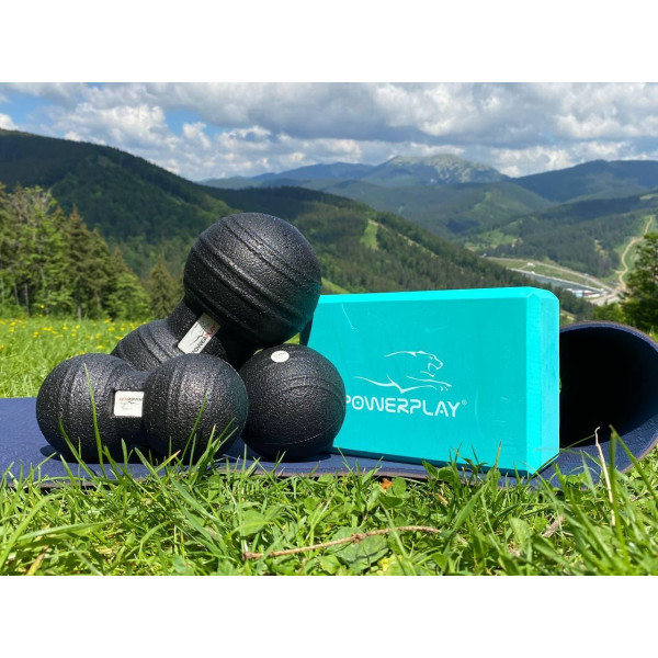Блок для йоги 2 шт. (пара) PowerPlay 4006 Yoga Brick EVA Мятні