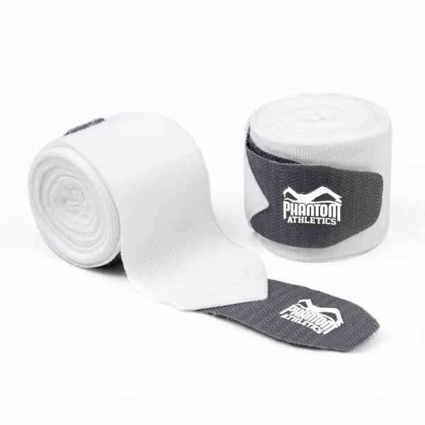 Бинти для боксу Phantom Impact White 400cm. (4м.)