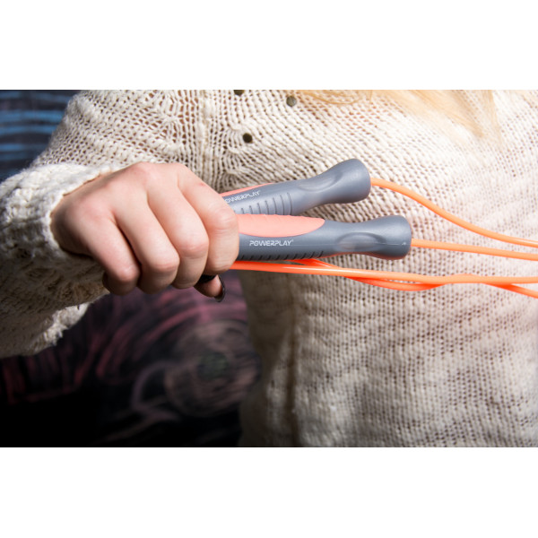 Скакалка PowerPlay 4204 Classic Jump Rope Помаранчева (2,7m.)