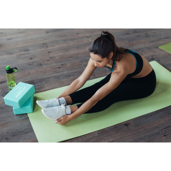 Блок для йоги 2 шт. (пара) PowerPlay 4006 Yoga Brick EVA Мятні