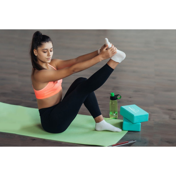 Блок для йоги 2 шт. (пара) PowerPlay 4006 Yoga Brick EVA Мятні