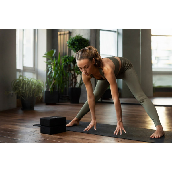 Блок для йоги PowerPlay 4006 Yoga Brick Темно-синій