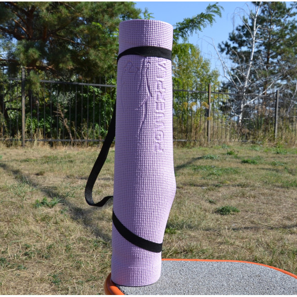 Килимок для йоги та фітнесу PowerPlay 4010 PVC Yoga Mat Лавандовий (173x61x0.6)