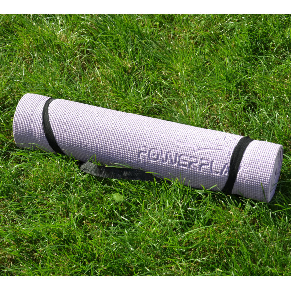 Килимок для йоги та фітнесу PowerPlay 4010 PVC Yoga Mat Лавандовий (173x61x0.6)