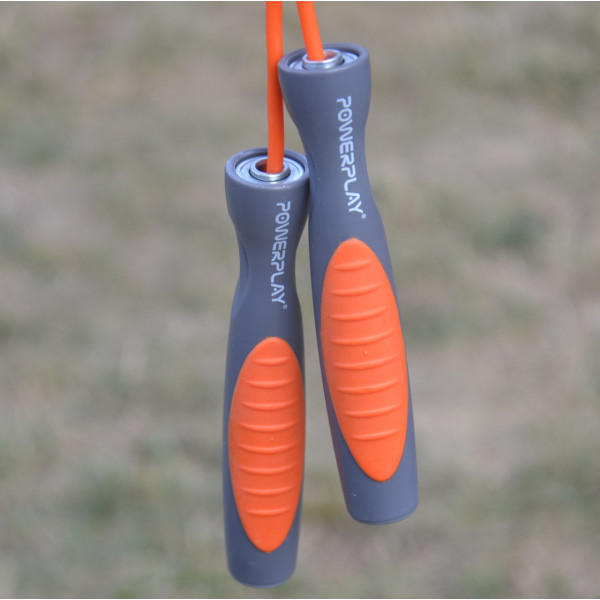Скакалка PowerPlay 4204 Classic Jump Rope Помаранчева (2,7m.)