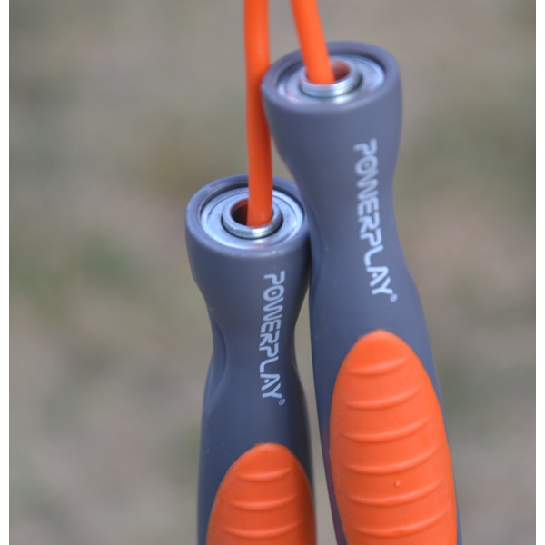 Скакалка PowerPlay 4204 Classic Jump Rope Помаранчева (2,7m.)