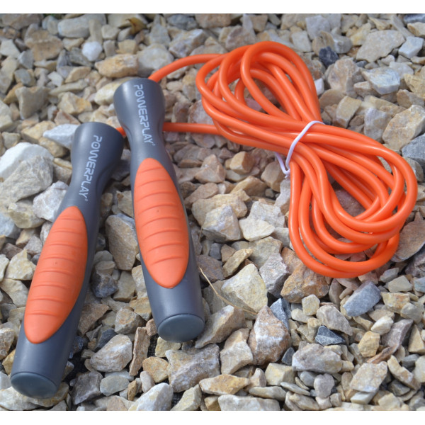 Скакалка PowerPlay 4204 Classic Jump Rope Помаранчева (2,7m.)